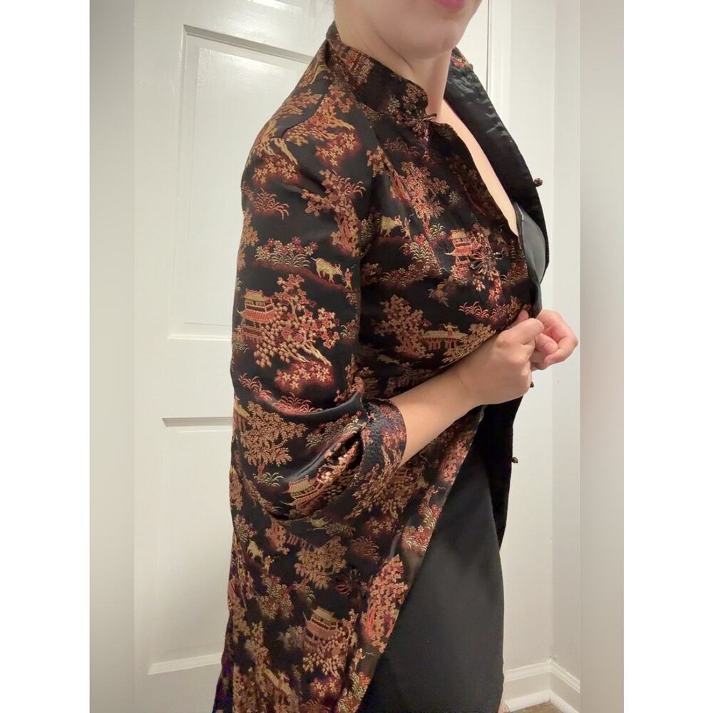 Vtg Shanghai duster jacket - Picture 3 of 10